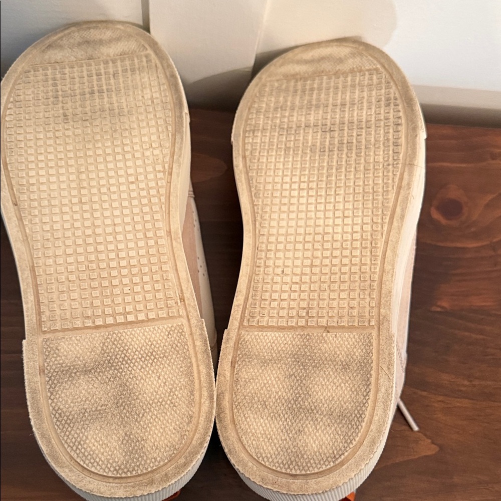 Chunky Le Tigre Midtown Lo Platform Sneakers Beige White Orange Women’s 8.5 - Picture 9 of 9